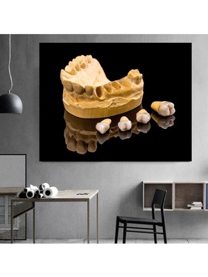 Şehzat Dental Diş Hd Kalite Kanvas Tablo