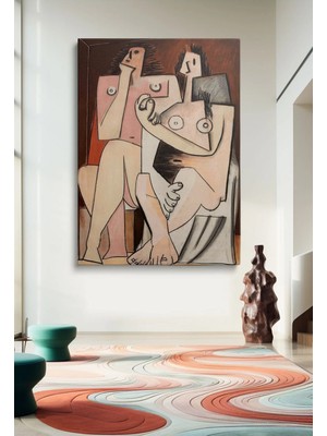 Şehzat Kanvas Duvar Tablosu Tekli Canvas Tablo Boho Klasik Modern Picasso 015