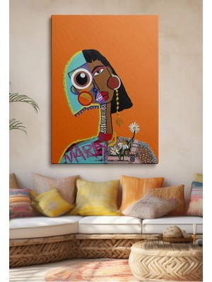 Şehzat Kanvas Duvar Tablosu Tekli Canvas Tablo Boho Klasik Modern 145