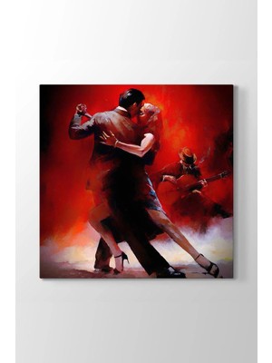 Şehzat Kırmızı Renkte Tango Tablosu