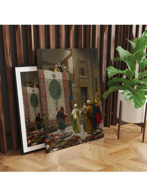 Şehzat Osmanlı Halı Pazarı Kanvas Tablo