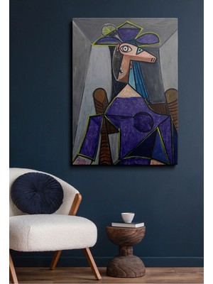 Şehzat Kanvas Duvar Tablosu Tekli Canvas Tablo Boho Klasik Modern Picasso 016