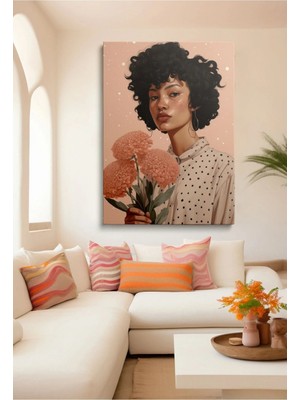 Şehzat Kanvas Duvar Tablosu Tekli Canvas Tablo Boho Klasik Modern 011
