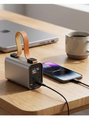 Semel 50000MAH Yüksek Kapasiteli Power Bank Çoklu Çıkışlı Fast Charge