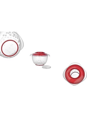 EkoAlışverişDünyam Mikser Kabı 3 Lt Özel Koruma Kapaklı Sıçratmayan