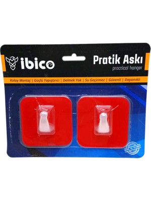 EkoAlışverişDünyam 2 Parça  Pratik Yapışkan Askı (5510)