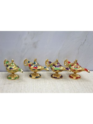 EkoAlışverişDünyam Mineli Metal Alaaddin Lambası Model 1