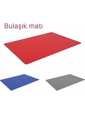 EkoAlışverişDünyam Silikon Bulaşık Kurulama Matı 30*40 cm Gıdaya Uygun Uzun Ömürlü (5510)