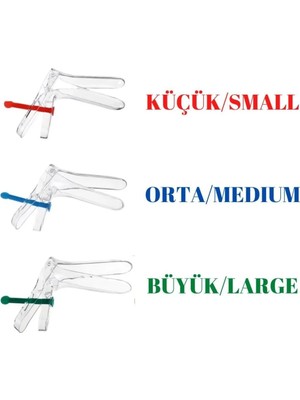 Renas Store Vaginal Speculum S/m/l - Vajinal Spekülüm 3lü Paket