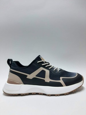 Bulldozer Triko Hafif Esnek Siyah Renk Bağcıklı Dar Kalıp Sneaker Spor Erkek Ayakkabı C-6324144597BLL
