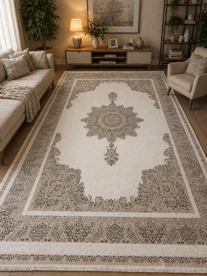 Rixos Home Therapy Dokuma Ipek 6 Metre Kare Halı %60 Viskon %40 Akrilik