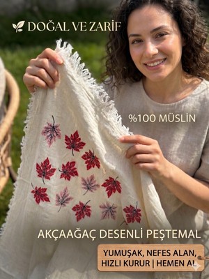 Violet Store Müslin Pamuk Peştemal ve Plaj Havlusu-Ahtapot Baskı Tekniği Su Emici ve Hızla Kuruyan Şık Tasarım-Akçaağaç