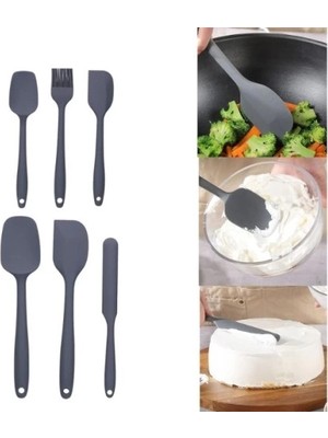Renas Store Silikon Spatula Fırça Seti