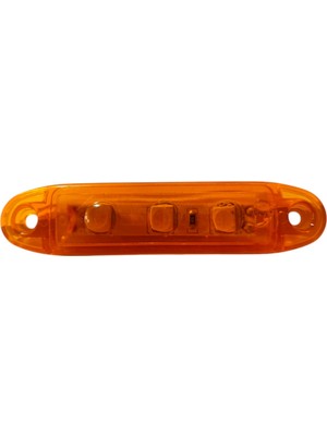Twin Store Sarı Parmak LED Dorse Lamba 3 Ledli 9cm 12-24V