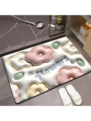 Azrlya Ultra Emici 3D Banyo Paspası