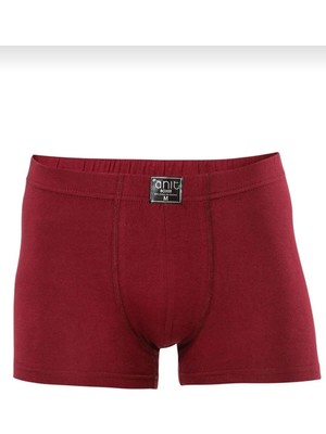 Anıt 1271 Erkek Likralı Düz Pamuklu Boxer Tekli