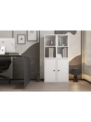 67 cm Genişliğinde Kompakt Ofis Dolabı - Modern Ofis Mobilyası PNR-OFD-1011