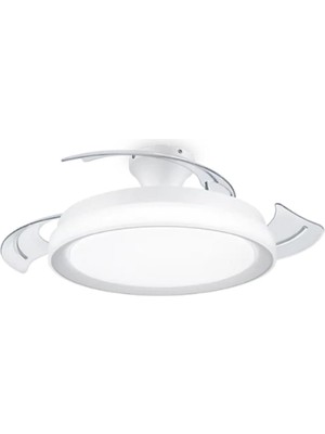 Philips Bliss Dc Fan Ceiling Tavan Vantilatörlü Armatür, Açılır/kapanır Kanatlı, Kumandalı, Sarı/beyaz Işık 28W+35W - Beyaz