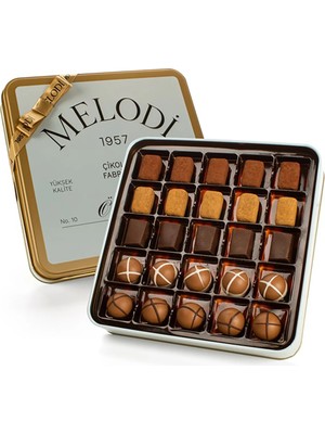 Çiçeek Metal Hediye Kutuda Pralin Çikolata 250 G(℮)