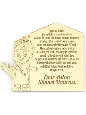 PremiumPort 10 Adet Aynalı Pleksi Mıknatıslı Dolap Süsü, Sünnet Hediyesi Seti