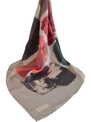 Pierre Cardin Ipek Krep Saten Eşarp 2026 Yaz Sezonu 9135230-332