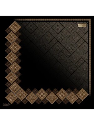 La Boutique Yaz Serinliği Güz Eşarp - 90 x 90 -1241ASM - 02