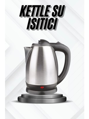 Renas Store Kettle Su Isıtıcı C F Priz Uyumlu 220 - 240 V Paslanmaz Çelik Kablolu