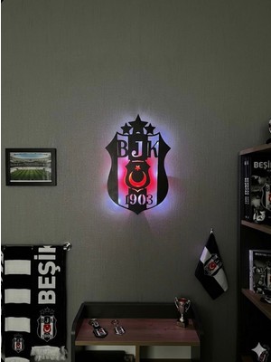 Zuzuca Store Beşiktaş Kablosuz Ledli Duvar Dekorasyon