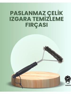 Renas Store Barbekü Mangal Için Tel Izgara Temizleyici Fırça