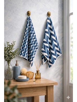Coton Delux %100 Pamuk 50X70 Mutfak Havlusu 2’li Set – Yüksek Emici, Yumuşak Dokulu