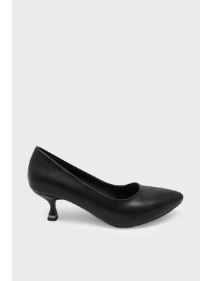 Kanuga Kadın Kadeh Topuk Stiletto Siyah LPA910-1