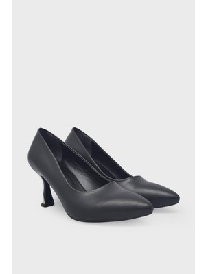 Kanuga Kadın Kadeh Topuk Stiletto Siyah LPA1110-1