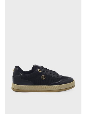 Kanuga Kadın Yazlık Sneaker Siyah FLT363
