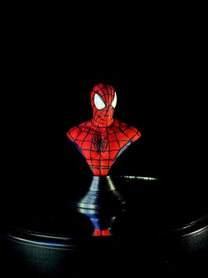 Arez Figür Marvel Spider-Man Büst Figür 10 cm El Boyama Koleksiyonluk Dekoratif 3D Baskı