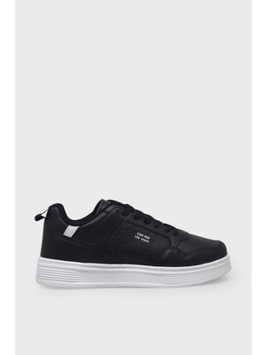 Kanuga Kadın Yazlık Sneaker Siyah Beyaz CNP7063