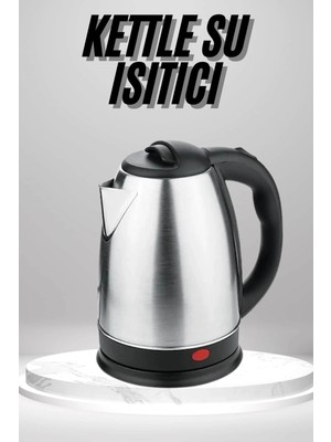 Renas Store Su Isıtıcı 220 - 240 V Paslanmaz Çelik Kettle Uzun Ömürlü 2000 Watt