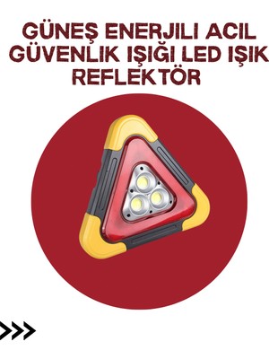 Toptan Bulurum Alüminyum Gövdeli LED Üçgen Reflektörlü Acil Işık
