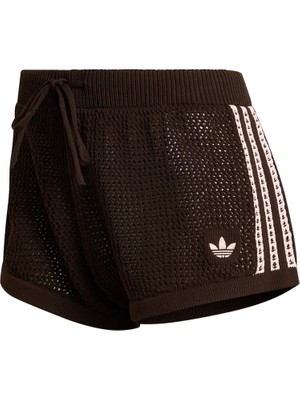 Adidas Kadın  Kahverengi  Şort Crochet Shorts KE0197
