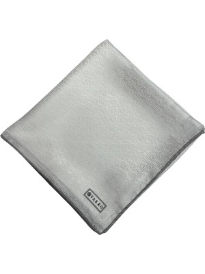 Vakko Ipek Jakar Monogram Eşarp 31815-M-BEYAZ