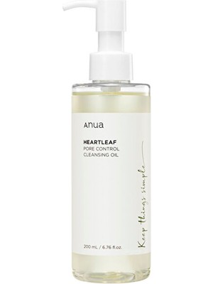 Anua Heartleaf Pore Control 200 ml Yağ Bazlı Temizleyici Etkili Tüm Ciltler İçin Kullanıma Uygun