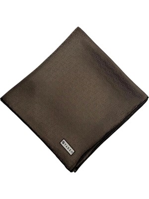 Vakko Ipek Jakar Monogram Eşarp 31815-M-KAHVE
