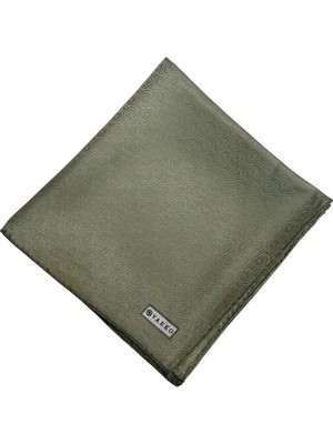 Vakko Ipek Jakar Monogram Eşarp 31815-M-AÇIK Yeşil