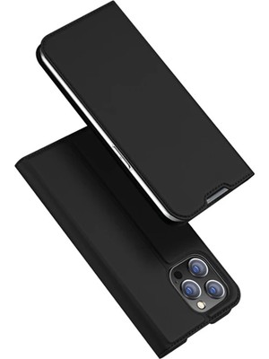 Zenvia Dux Ducis iPhone 14 Pro 6.1 Kılıf Skin Pro Series Flip Cover Kapaklı KILIF-(5775) ZNV-HBY3245