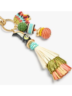 Parfois Kuş Boncuklu Charm Anahtarlık