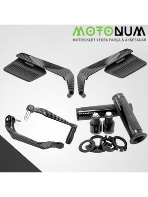 MOTONUM Arora Ares Modifiye Seti-Siyah-Karbon AERODINAMIK-MD03601