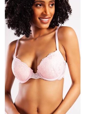 Sb Shopping Golshan G.colors Balconette Foam Push Up Bra, Pembe Konforlu Şık Sütyen