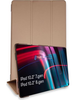 Toptan Bulurum iPad 10.2 (7.nesil) Kılıf Tab Smart Kılıf  Rose Gold