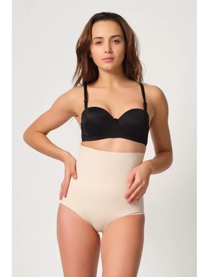 MTM My The Mall Giyim Ten Mı Emay 2708 Lazer Yüksek Bel Kesim Slip Hayalet Korse