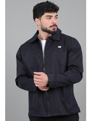 Stil Kombin Diagonel Kumaş Yakalı Fermuarlı Mevsimlik Mont Pldp 3031_60391