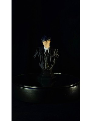 Arez Figür Peaky Blinders Thomas Shelby Büst Figür 12 cm El Boyama Koleksiyonluk Dekoratif 3D Baskı